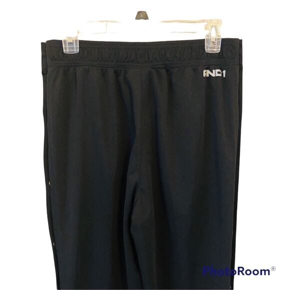 AND1 Breakaway Black Basketball Pants Mens Size Small - Picture 4 of 9
